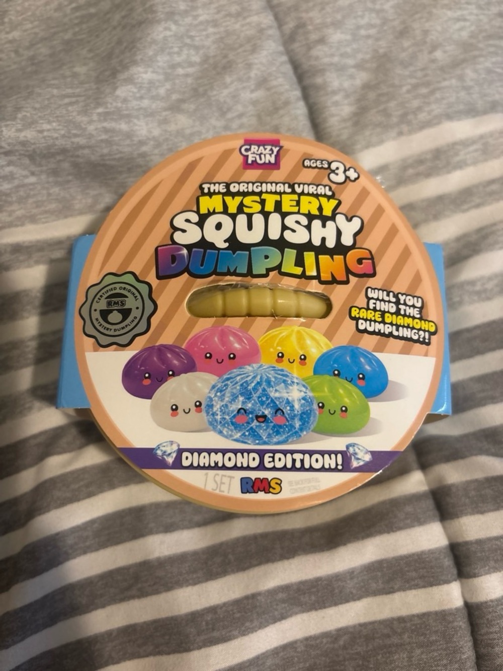 Mystery Squishy Dumpling - Yellow & Multi-Color